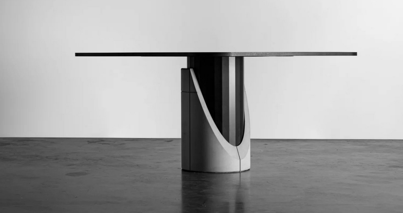 Sharp Square Dining Table by Lyon Beton
