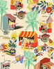 CARRETTO DEL CIBO Taupe Wallpaper by Mindthegap