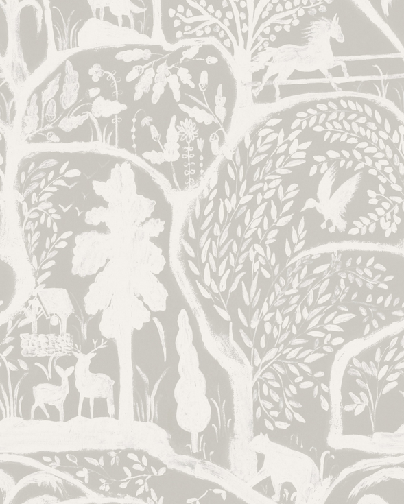 THE ENCHANTED WOODLAND Solstice Wallpaper by Mindthegap