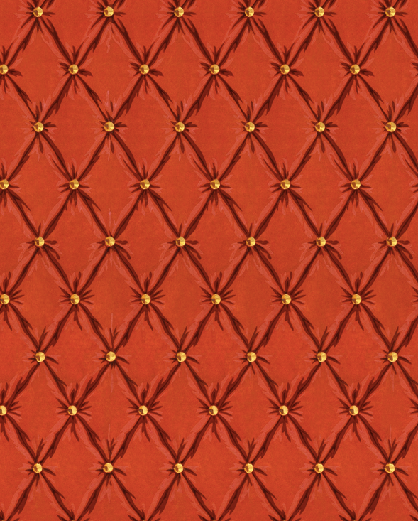 TUFTED PANEL Mandarin Wallpaper by Mindthegap