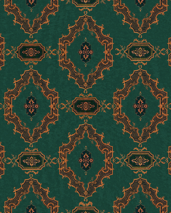 THE BAR TAPESTRY Viridian Wallpaper by Mindthegap