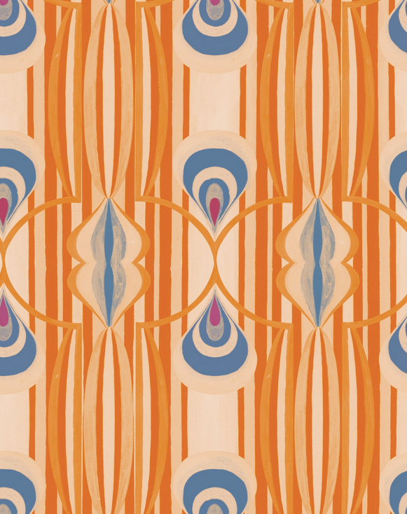 CARAMELLA Orangina Wallpaper by Mindthegap