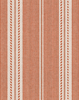 BERBER STRIPES Rouge Wallpaper by Mindthegap