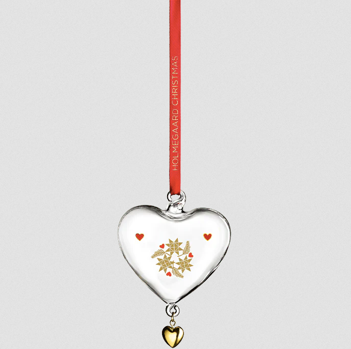 Christmas Heart Ornament by Holmegaard