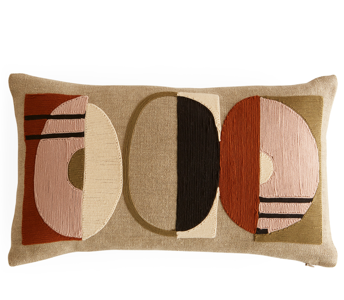 Monterey Circles Pillow by Jonathan Adler