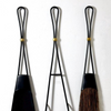 Mid Century Modern Vintage Jens Quistgaard Rare Fireplace Tool Set for Dansk in Iron and Brass Denmark 1960's