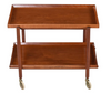 Vintage mid-Century Danish modern Scandinavian serving cart in teak by Poul Hundevad
