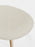 Natural Slab Ottoman by Tom Dixon with textured boucle fabric, versatile seating piece in neutral tones.