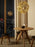 Small round Slab table by Tom Dixon with natural brushed oak finish, showcasing its modern minimalist design.