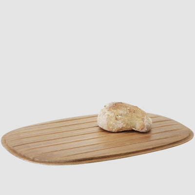 Rig-Tig BOX-IT bread box in white with a sleek design, measuring 34.5 cm, designed for kitchen accessories storage.