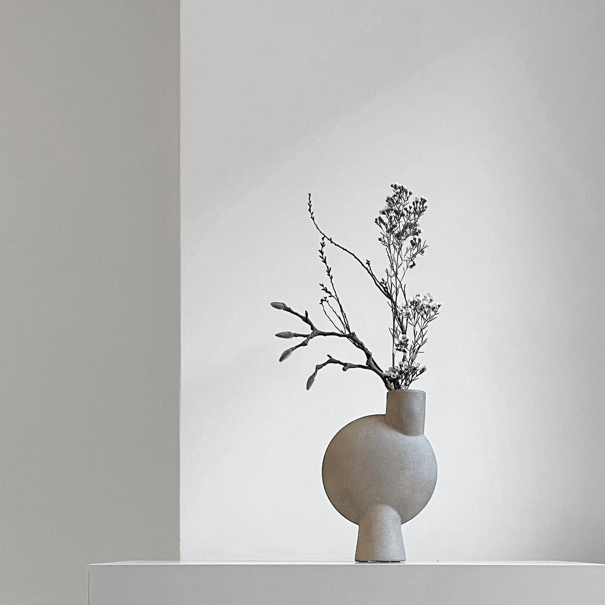Sphere Vase Bubl, Medio - Taupe by 101 Copenhagen