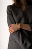 Gold plated Massive Knot cuff bracelet by Skultuna, showcasing a bold, intertwined knot design in a close-up view.