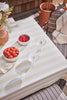 Striped Tablecloth 260x140 - Vanilla by OYOY