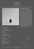 Sunao Vase Slim, Petit - Black by 101 Copenhagen