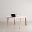 New Modern 2-seater Open-plan Office - White Plywood by Tiptoe