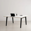New Modern 2-seater Open-plan Office - White Plywood by Tiptoe