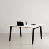New Modern 2-seater Open-plan Office - White Plywood by Tiptoe
