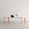 New Modern 4-seater Workbench - White Plywood by Tiptoe