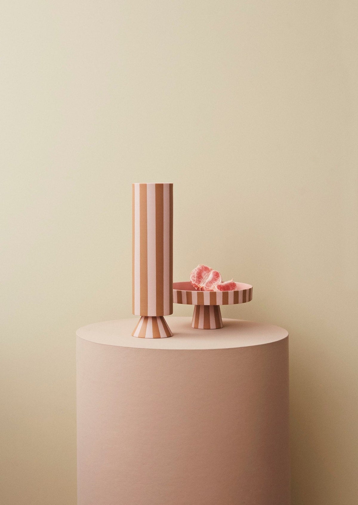 Toppu Vase - High - Caramel/Rose by OYOY