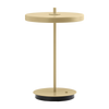 UMAGE Asteria Move portable lamp in Butter Yellow, shown on a white background