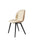Beetle Dining Chair - Front Upholstered - Plastic Base - Veneer Shell by Gubi