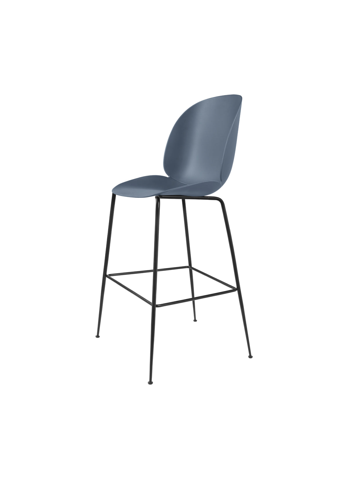 Beetle Bar Chair - Un-Upholstered - Conic Base by Gubi