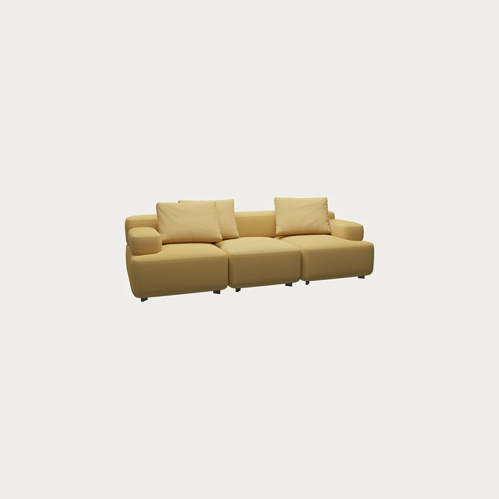 Alphabet Sofa Series PL255-1 3-Seater by Fritz Hansen