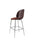 Beetle Bar Chair - Seat Upholstered - Conic Base by Gubi