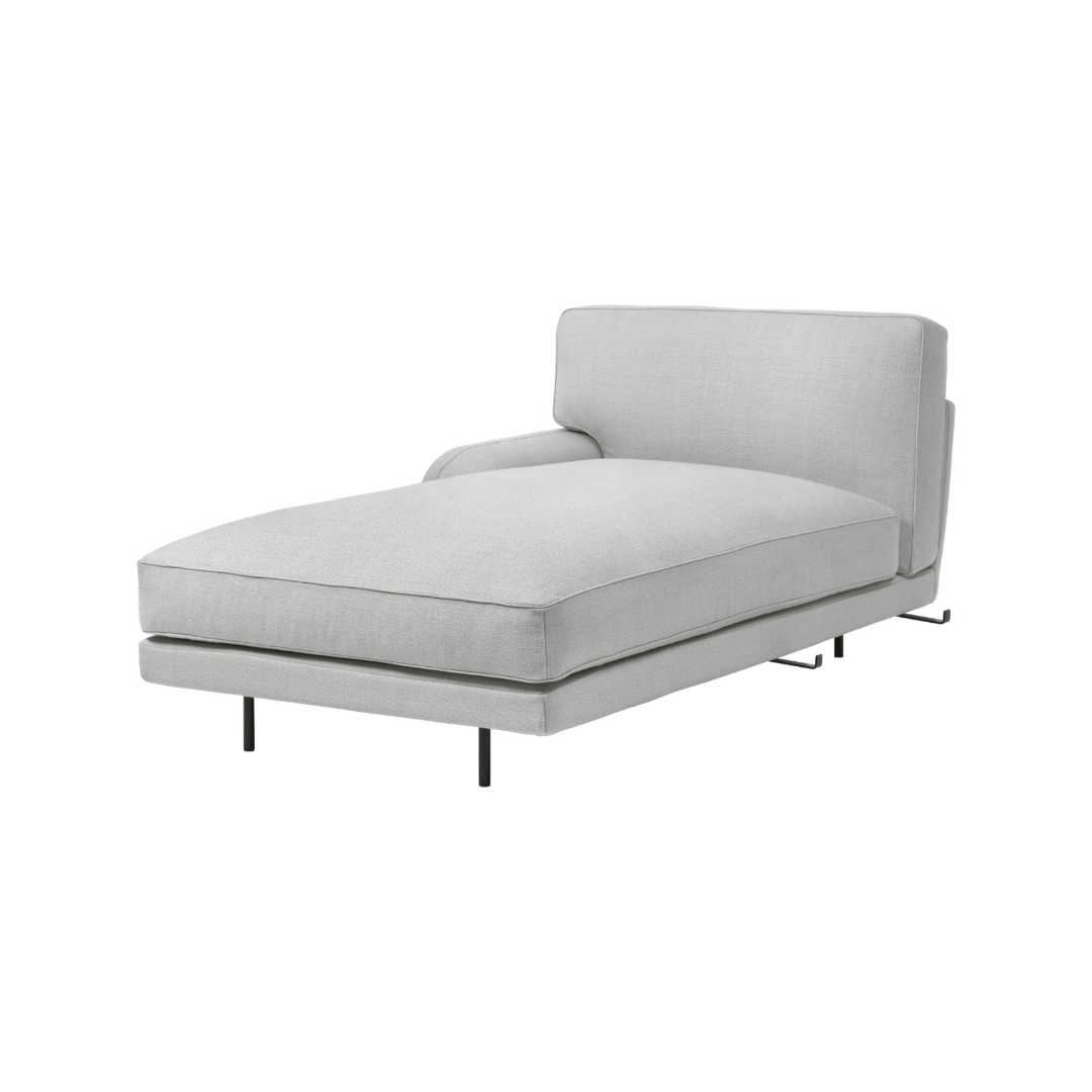 Flaneur Module - Chaise Lounge with right armrest by Gubi