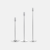 Silver plated Nattlight candlestick by Skultuna, elegant accessories with a sleek, modern design for ambient lighting.