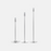 Silver plated Nattlight candlestick by Skultuna, elegant accessories with a sleek, modern design for ambient lighting.