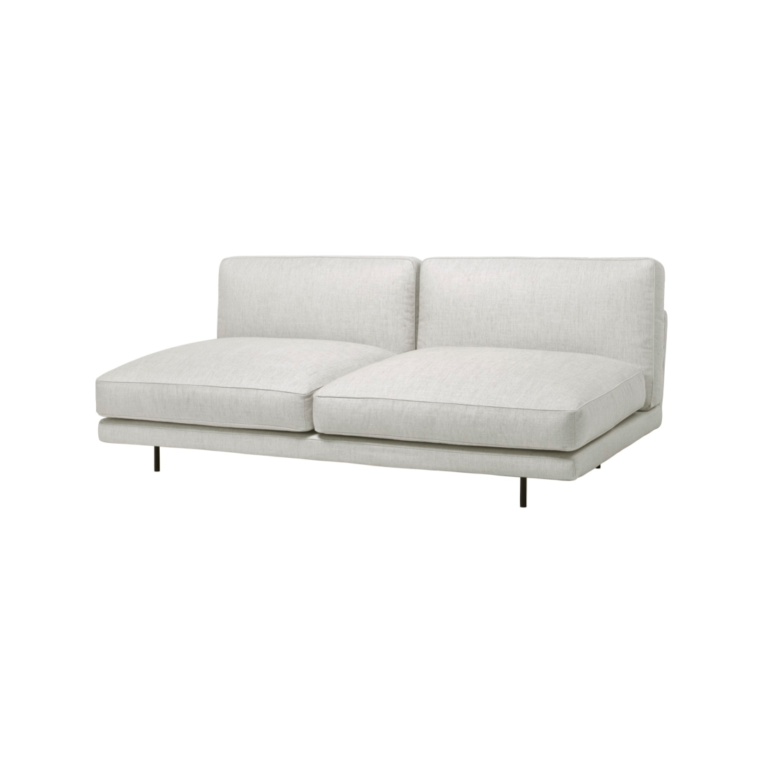 Flaneur Module - 2-seater without armrests by Gubi