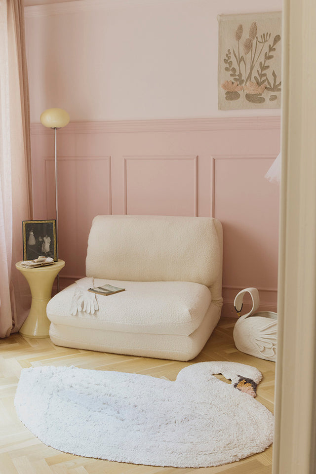 Swan Washable Rug by Lorena Canals