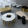 Circuit Marble Cocktail Table by Jonathan Adler