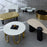 Circuit Marble Cocktail Table by Jonathan Adler