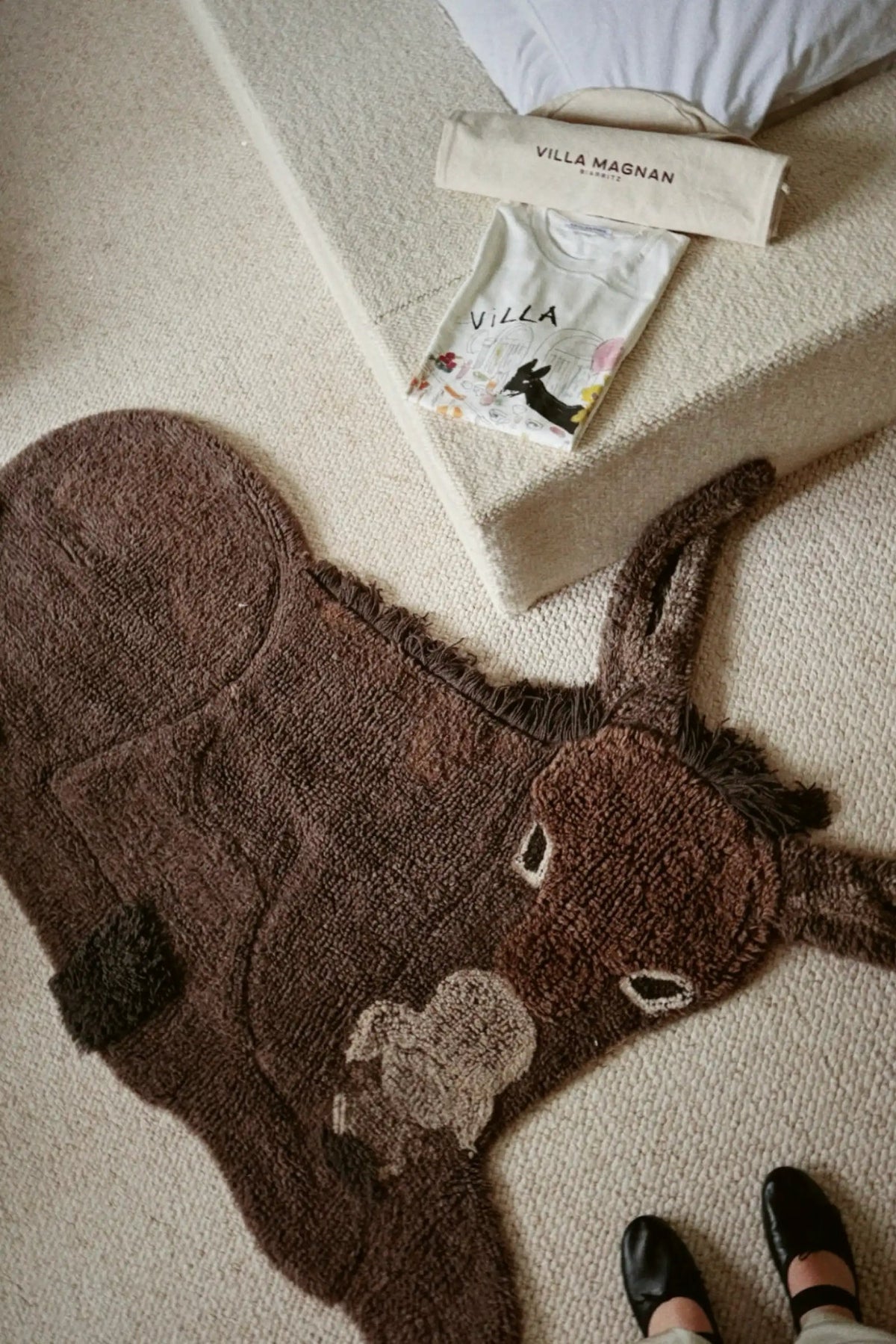 Hector the Donkey Rug by Lorena Canals