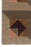 Small Lorena Canals Tessera wool rug in kaki with textured geometric pattern