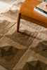 Tessera Wool Rug by Lorena Canals in natural tones, featuring a textured geometric design