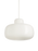 Large Woud Stone Pendant Glass lighting fixture hanging with a smooth stone-shaped glass shade.