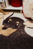 Colorful Jack the Dog washable kids' rug by Lorena Canals featuring a playful dog design on soft, durable fabric.