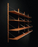 Natural oak shelf library by Frama Denmark, showing modular storage sections with sleek, minimalist design.