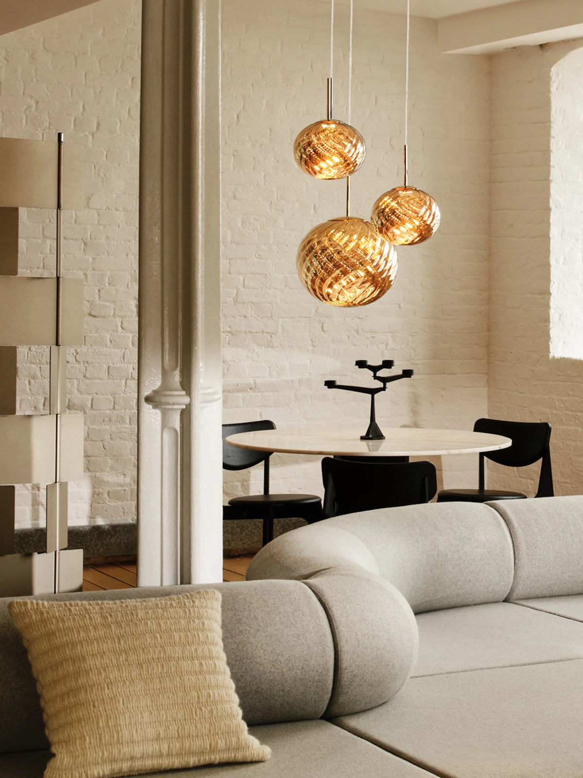 Whirl Trio-Round Pendant System by Tom Dixon