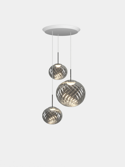 Whirl Trio-Round Pendant System by Tom Dixon