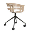 Wick Chair - Swivel Base with Wheels by Design House Stockholm