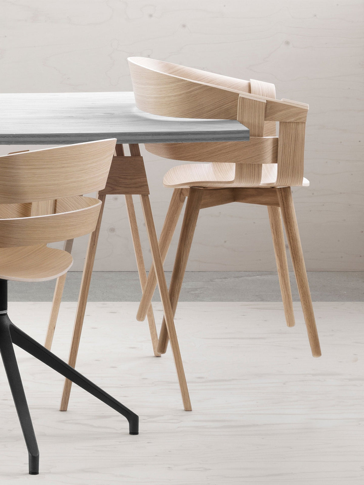 Wick Chair - Wood Legs by Design House Stockholm