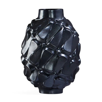 Grenade Zipper Vase - Moko Glaze by Jonathan Adler