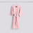 Pink waffle bathrobe by Hay, cozy and textured accessories with a soft, stylish appearance.