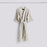 Hay Waffle Bathrobe in dusty blue with stripe pattern, cozy accessories for comfort and relaxation.