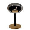 Le Feu Steel Low Dome - Chromed Silver by Le Feu