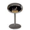 Le Feu Steel Low Dome - Chromed Silver by Le Feu